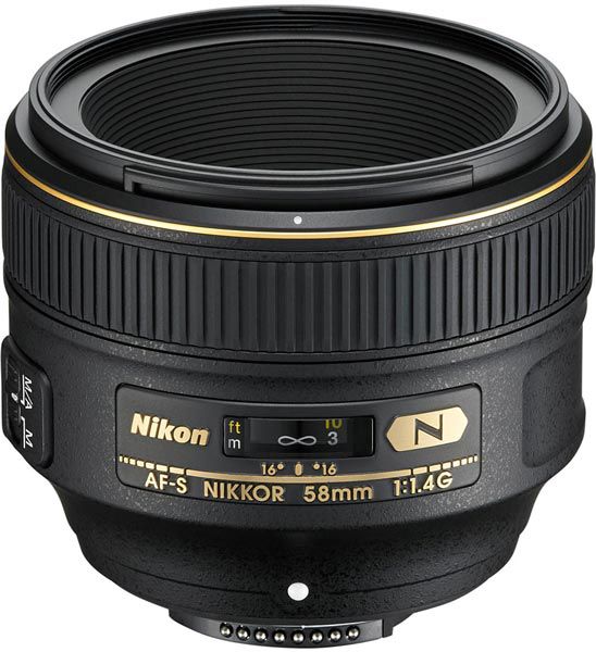 Цена объектива AF-S Nikkor 58mm f/1.4G - $1700