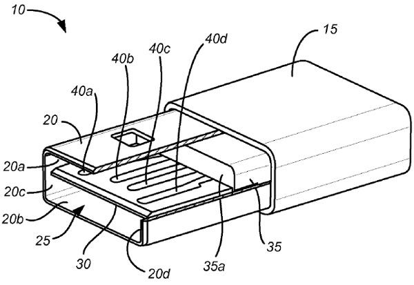 Apple изобрела симметричный разъем USB и пытается запатентовать его