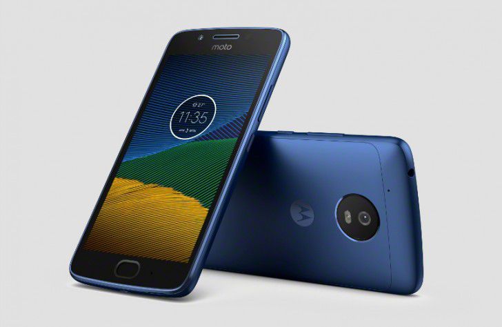 Смартфон Moto G5 в цвете Blue Sapphire предстал на первых фотографиях