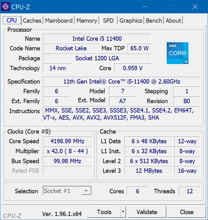 Тест-драйв процессора Intel Core i5-11400