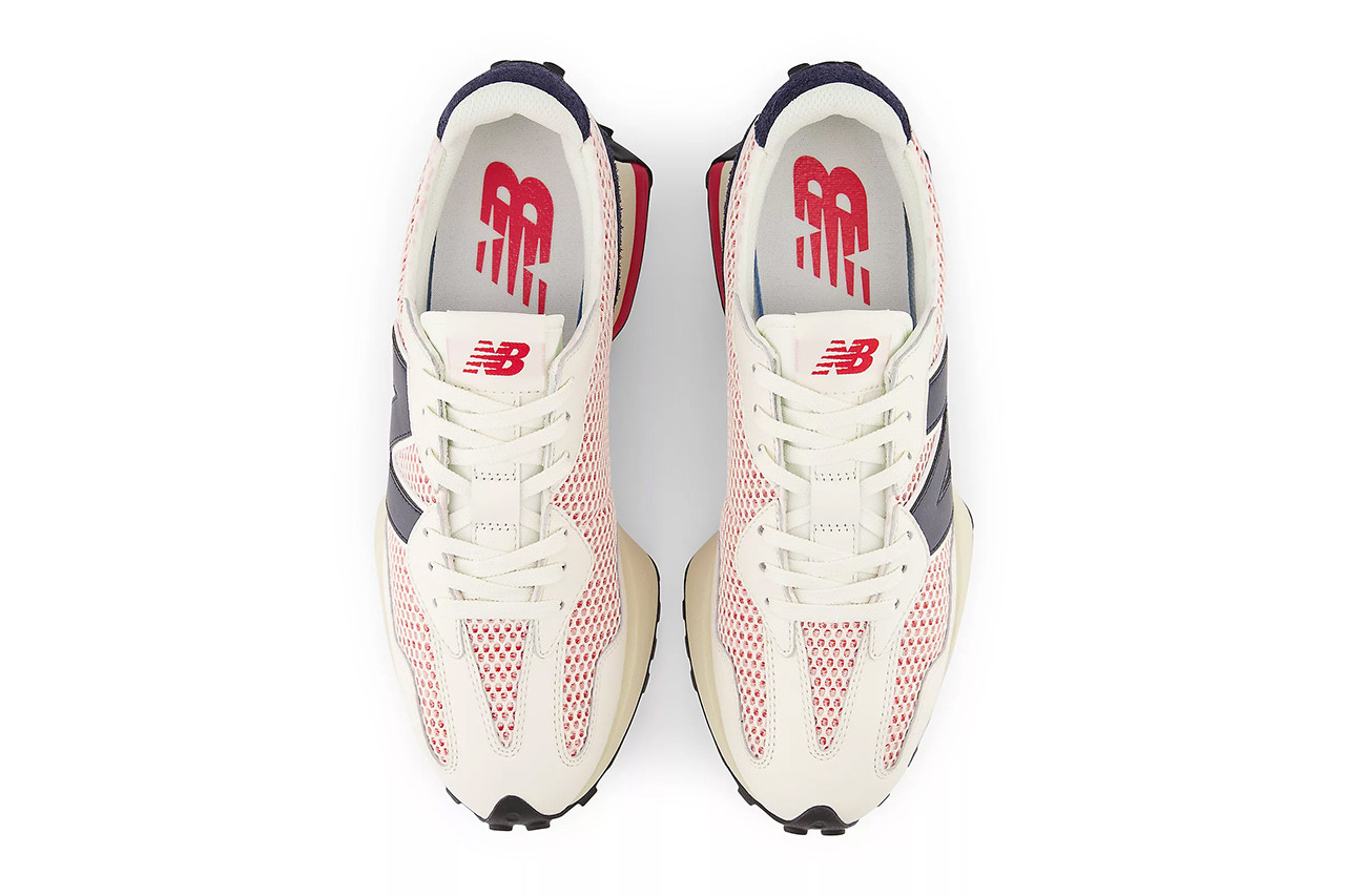 Переосмысленные New Balance 327 с сетчатым верхом