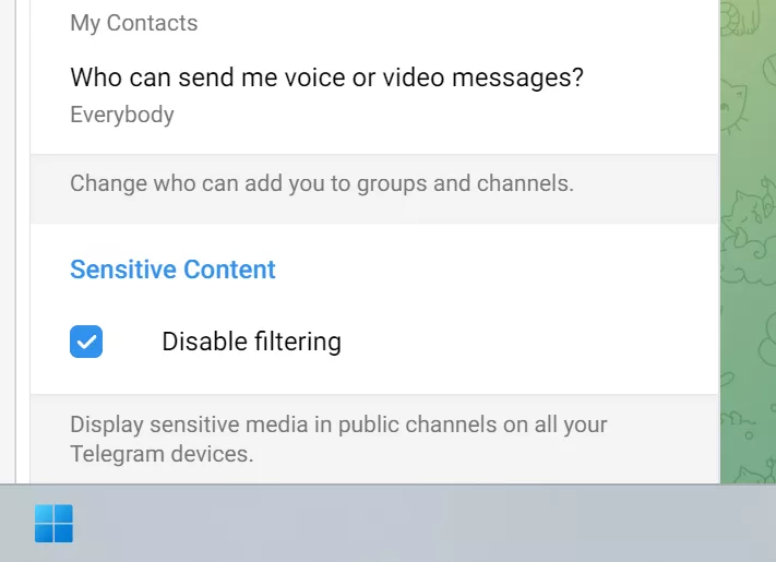 Как полностью отключить цензуру и ограничения в Telegram?